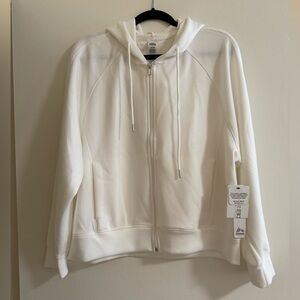 RBX  White Zip-Up Hoodie